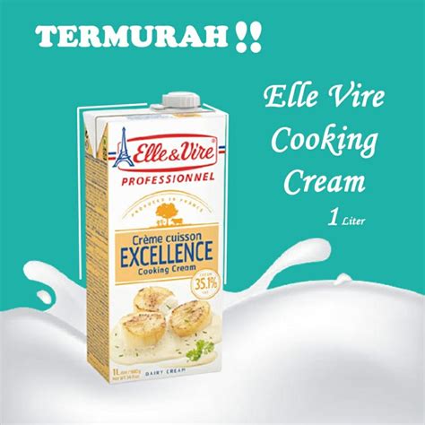 Jual Elle Vire Cooking Cream 1 Liter Indonesia Shopee Indonesia