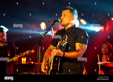 Abner Ramirez Of Johnnyswim Performs Live On Stage At Bi Nuu On