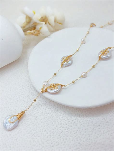 1pc Elegant Faux Pearl Decor Necklace For Women For Summer Holiday