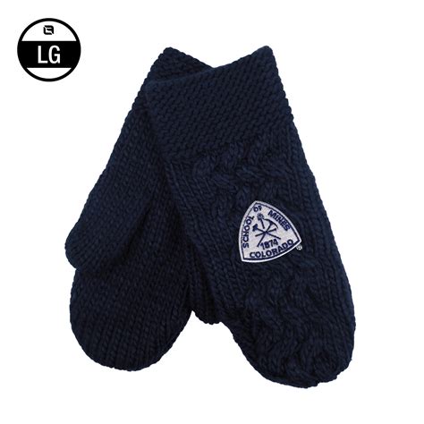 Oredigger Outfitters At Colorado Schoool Of Mines Mines Cable Knit Mittens