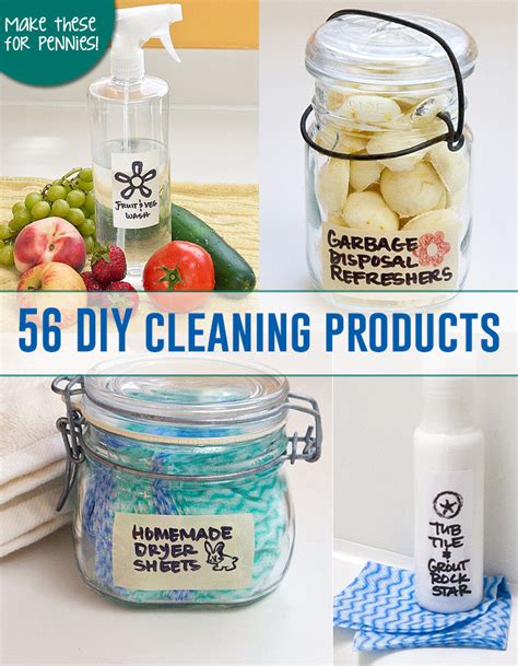 56 DIY cleaning products to make for cheap! - Andrea's Notebook