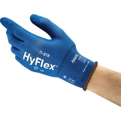 HyFlex 11 818 Ergonomic Handling Gloves Manutan Co Uk