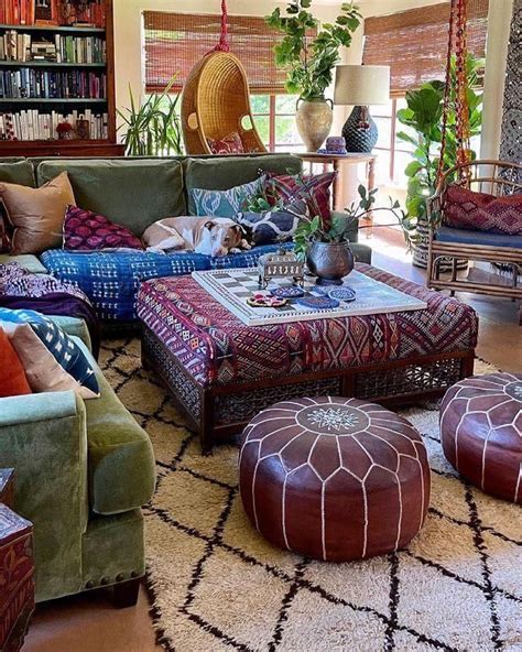 Pin By Yelis On Bohemian Living Room Floor Cushions Living