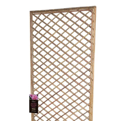 Rustic Square Willow Trellis 180cm X 60cm The Gardens Group