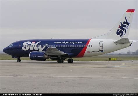 OM SEB Boeing 737 5Y0 SkyEurope Airlines Marek Domin JetPhotos