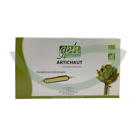 Artichaut Radis Noir Bio Ampoules Santarome