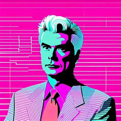 Vaporwave David Byrne Ai Generated Artwork Nightcafe Creator