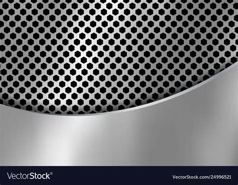 Abstract silver metal background made from Vector Image