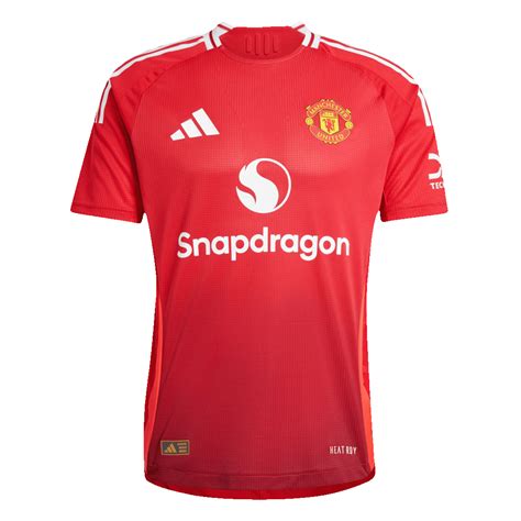 Camiseta Auténtica Manchester United 2024 25 Primera Equipación Local