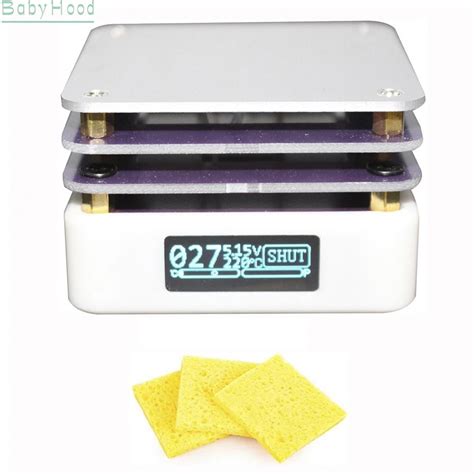Big DiscountsMini Electric Hot Plate Preheater Energy Saving OLED Display Temperature Control