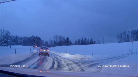 Im Audi A4 Allroad bei Schnee und Eis über den Pfannenstiel YouTube