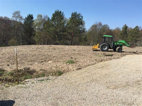 Struan S Highland Landscaping Contractors Grass Seeding Stone Picking