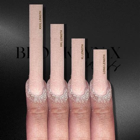 𝐃𝐌𝐕 𝐍𝐀𝐈𝐋 𝐓𝐄𝐂𝐇 🪄 On Instagram New Length Chart 💫🖤 Brooklynxnailss