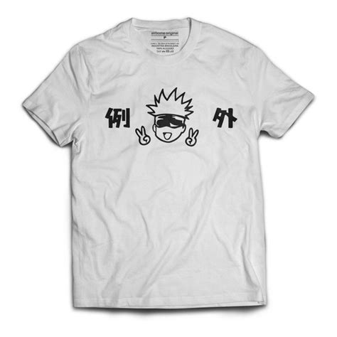 Camiseta Unissex Jujutsu Kaisen Camisa Satoru Gojo Algod O Shopee Brasil