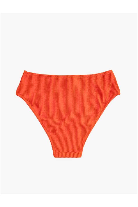 Koton Y Ksek Bel Bikini Alt Dokulu Fiyat Yorumlar Trendyol