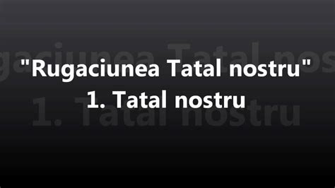 Tatal Nostru Nicu Butoi Youtube