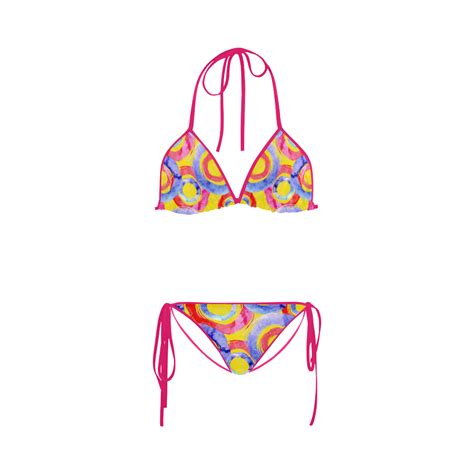 Blue And Pink Dream Custom Bikini Swimsuit Id D