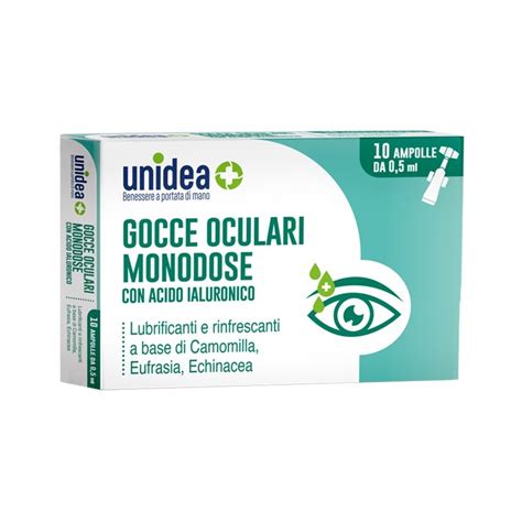 Unidea Gocce Oculari 10 Flaconcini Monodose Da 0 5 Ml Alpifarma