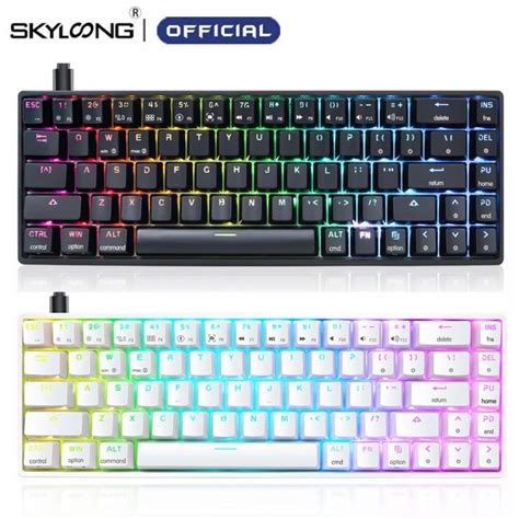 Skyloong Gk68 Gaming Mechanical Keyboard Wired Programmable Optical Hot