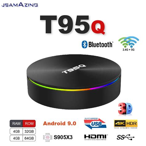 T95Q S905X3 Android 9 0 Smart Tv Box 64Gb 32Gb Amlogic S905 X 3 Usb 3