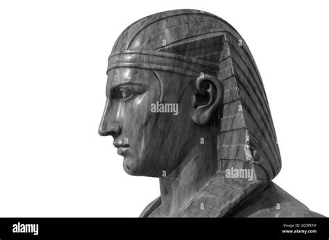 Pharao Gyptische G Tter Tot Religion Symbol Stein Statue Isoliert Auf