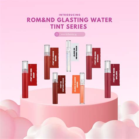 ROM ND Glasting Water Tint Bundle Red Drop Brick River Vintage