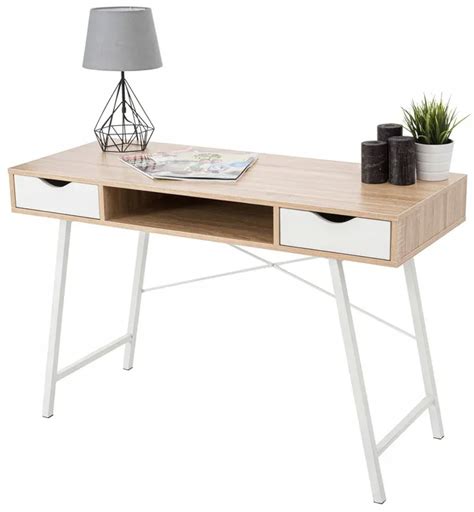 BIURKO BIAŁE SKANDYNAWSKIE 120 cm SONOMA BIURKO LOFT BIAŁE NOGI