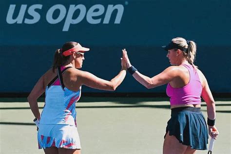 Alexa Guarachi clasificó a la segunda ronda de dobles en el US Open