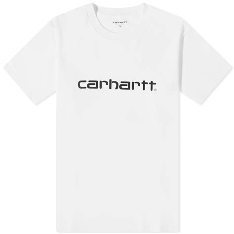 Carhartt Wip Script T Shirt White And Black End