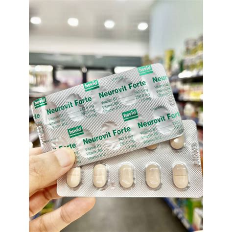 Hovid Neurovit Forte Tablet 10s Contains Vitamin B1 B6 And B12 Untuk