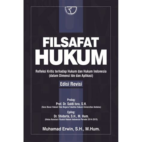 Jual Rajagrafindo Persada Filsafat Hukum Muhammad Erwin Shopee