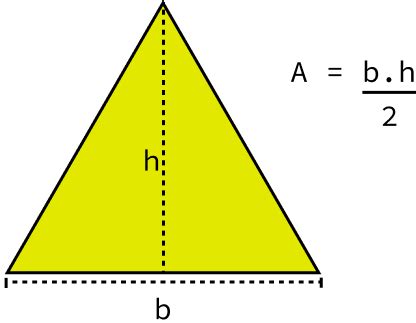 Rea Do Tri Ngulo Veja Como Calcular Matem Tica B Sica