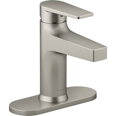 Pfister Pasadena Single Hole 1 Handle Mid Arc Bathroom Faucet In Brushed Nickel With Lever