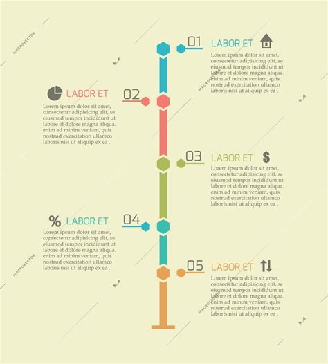 Infographic timeline chart design elements vector illustration ...