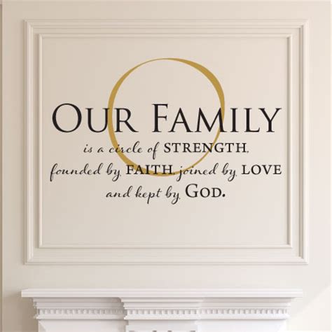 Our Family Is Kept By God Wall Quotes™ Decal | WallQuotes.com