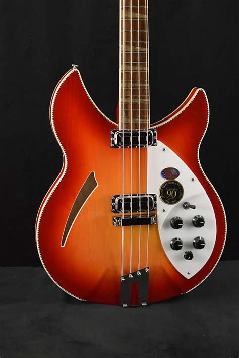 Rickenbacker 90th Anniversary 4005xc Amber Fireglo Reverb