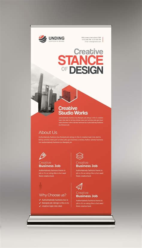 Psd Creative Pull Up Banner · Premium Graphic Design Templates