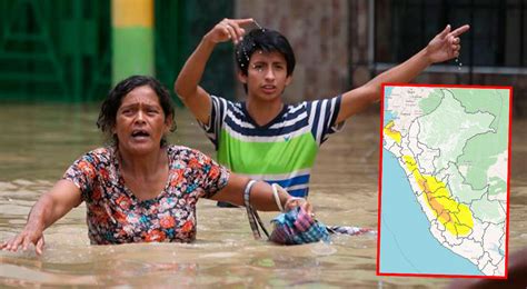 Senamhi Anuncia Una Fuerte Lluvia De 24 Horas En 9 Regiones Y Alerta De