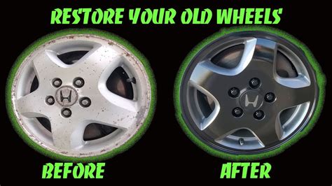 How To Restore Old Honda Wheels To Like New Condition Again Youtube