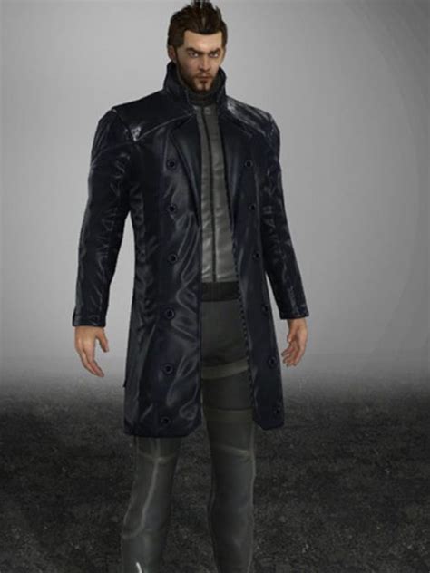 Adam Jensen Coat Deus Ex Human Revolution Coat Just American Jackets