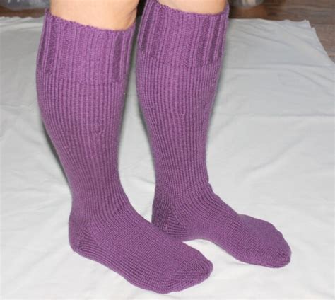 Knee High Wool Socks Wool Knee High Socks Leg By Grandmasandeze