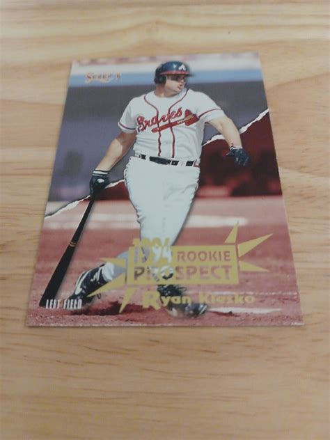 Ryan Klesko Card Score Select Braves Rookie Prospect Baseball