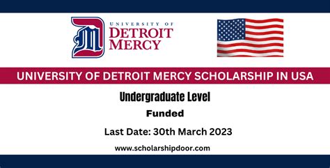 University of Detroit Mercy Scholarships 2023-24 in USA [Funded] - Study Abroad | International ...