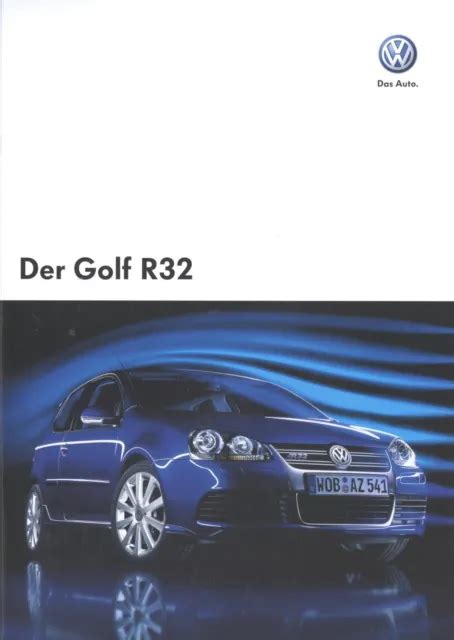 Vw R Prospekt D Brochure Prospectus Folleto Catalog