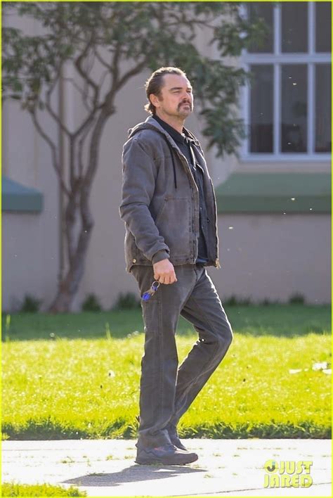 Leonardo Dicaprio Shows Off His Rugged Good Looks On Set Of New Mystery