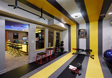 47 Extraordinary Basement Home Gym Design Ideas | Luxury Home ...