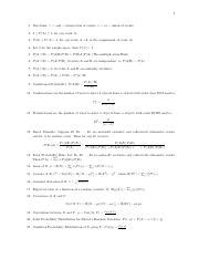 Pstat F Mt Formula Sheet Pdf Notations And