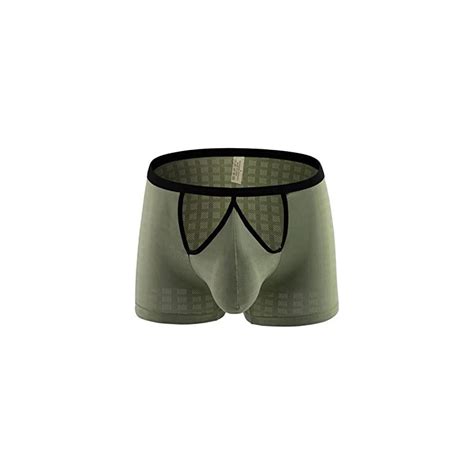 CEWIFO Tanga Uomo Trasparente Slip Costume Uomo Intimo Uomo Sexy Hot Intimo Uomo Seta Tanga Uomo
