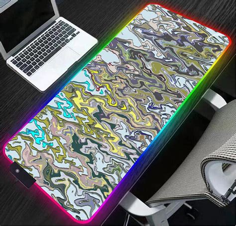 Amazon Gaming Mouse Pads Art Strata Liquid Rgb Computer Mouse Pad