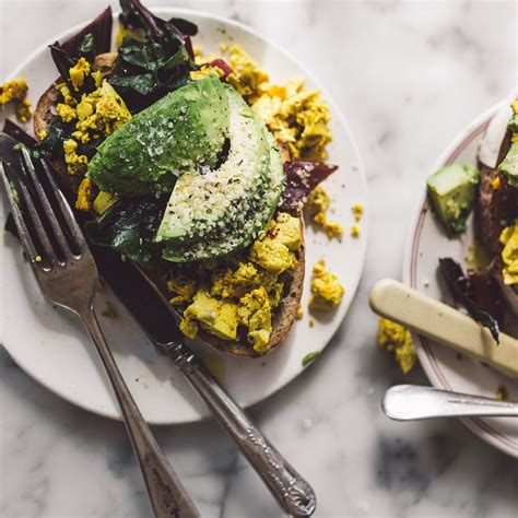 Avocado On Toast With Tofu Scramble Lagom